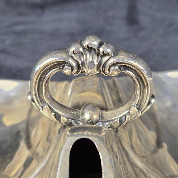 Reed & Barton Two Part Silverplated Tidbit Dish Top Handle Discontinued 1951 VTG - Picture 10 of 15